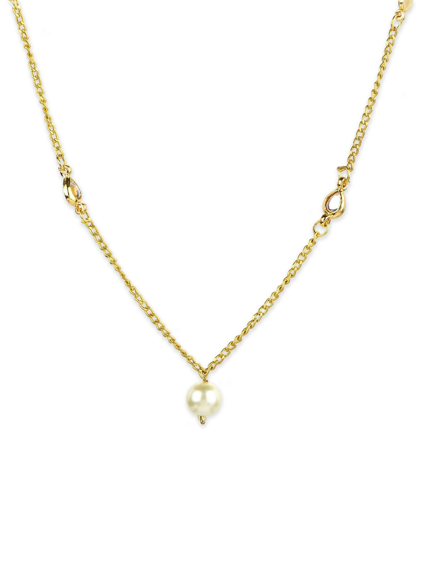 Women's Gold-Polished Chain - Ruby Raang | Swadesiicart
