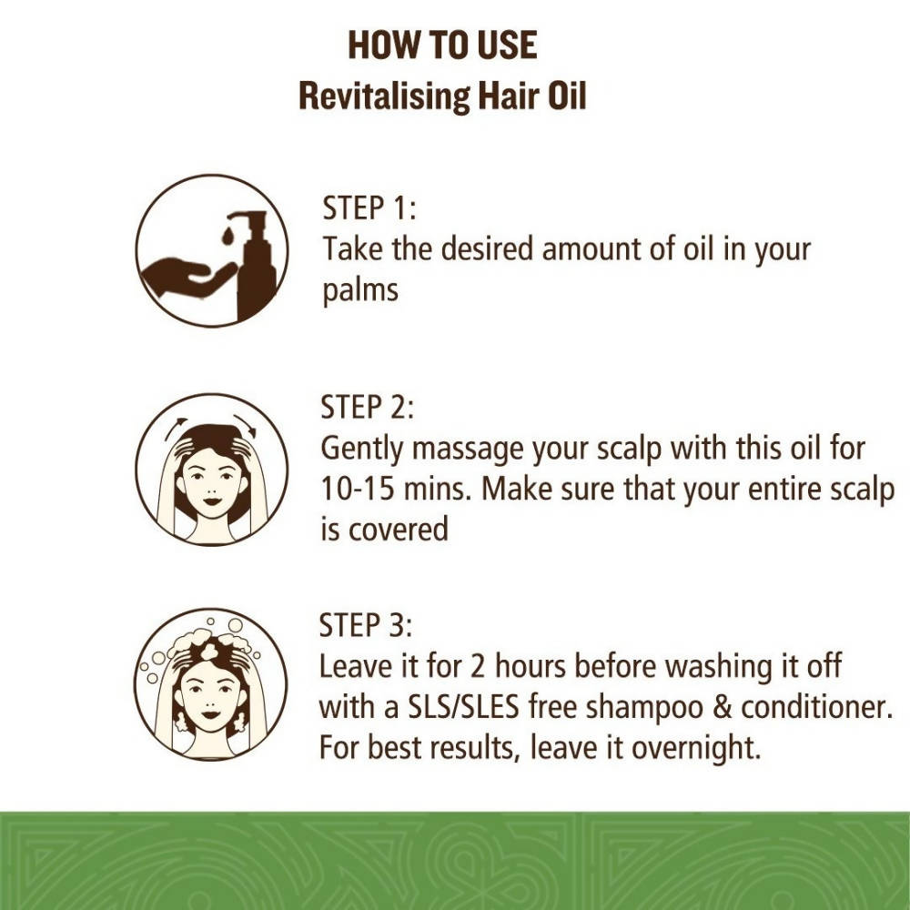 Soultree Revitalising Hair Oil with Aamla & Brahmi - Swadesiicart