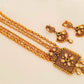 Designer Antique Bridal Gold Long Necklace Set