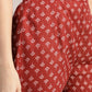 Aavyora Women Maroon Floral Printed Kurta with Printed Pants & Dupatta Set - Swadesiicart