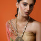 Women's Gold-Polished Necklace - Ruby Raang | Swadesiicart