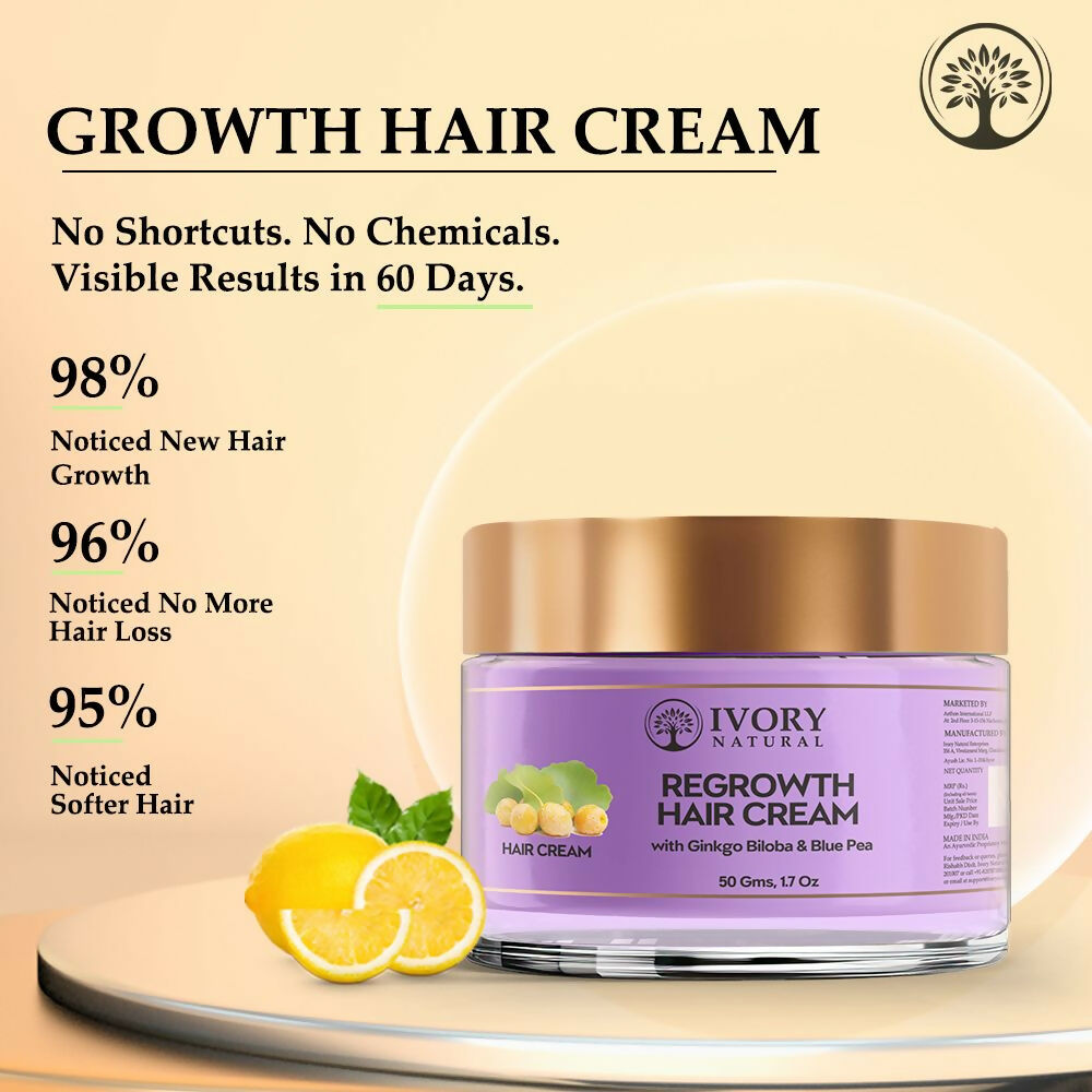 Ivory Natural Hair Growth Cream For Stronger, Healthier Hair | Swadesiicart