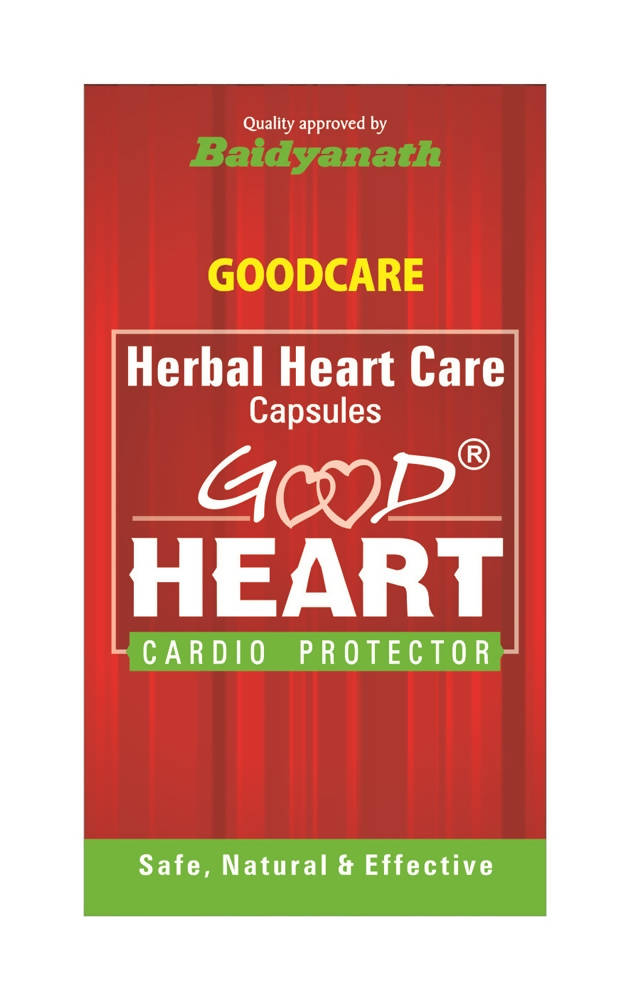 Goodcare Herbal Heart Care Good Heart Cardio Protector Capsules | Swadesiicart