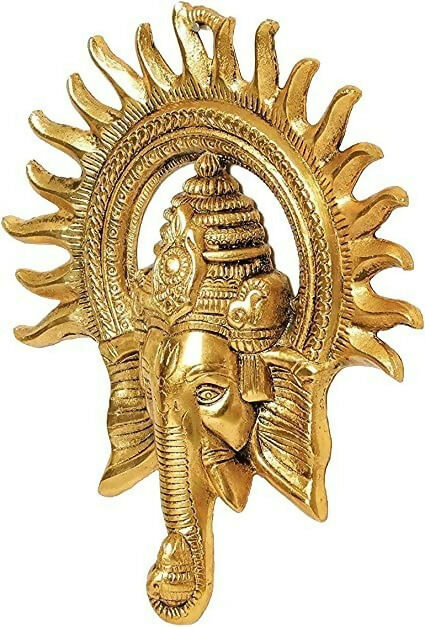 Smizzy Metal Ganesha Idol - Swadesiicart