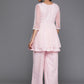 Ahalyaa Women's Traditional Wear Co-ods - Pink - Swadesiicart