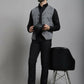 Even Apparels Solid Waistcoat - Blue | Swadesiicart