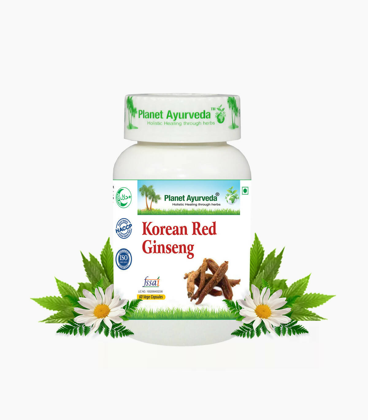 Planet Ayurveda Korean Red Ginseng Capsules - Planet Ayurveda