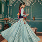 AI Fashion Pista Green Viscose Rayon Designer Navratri Lehenga Choli Collection