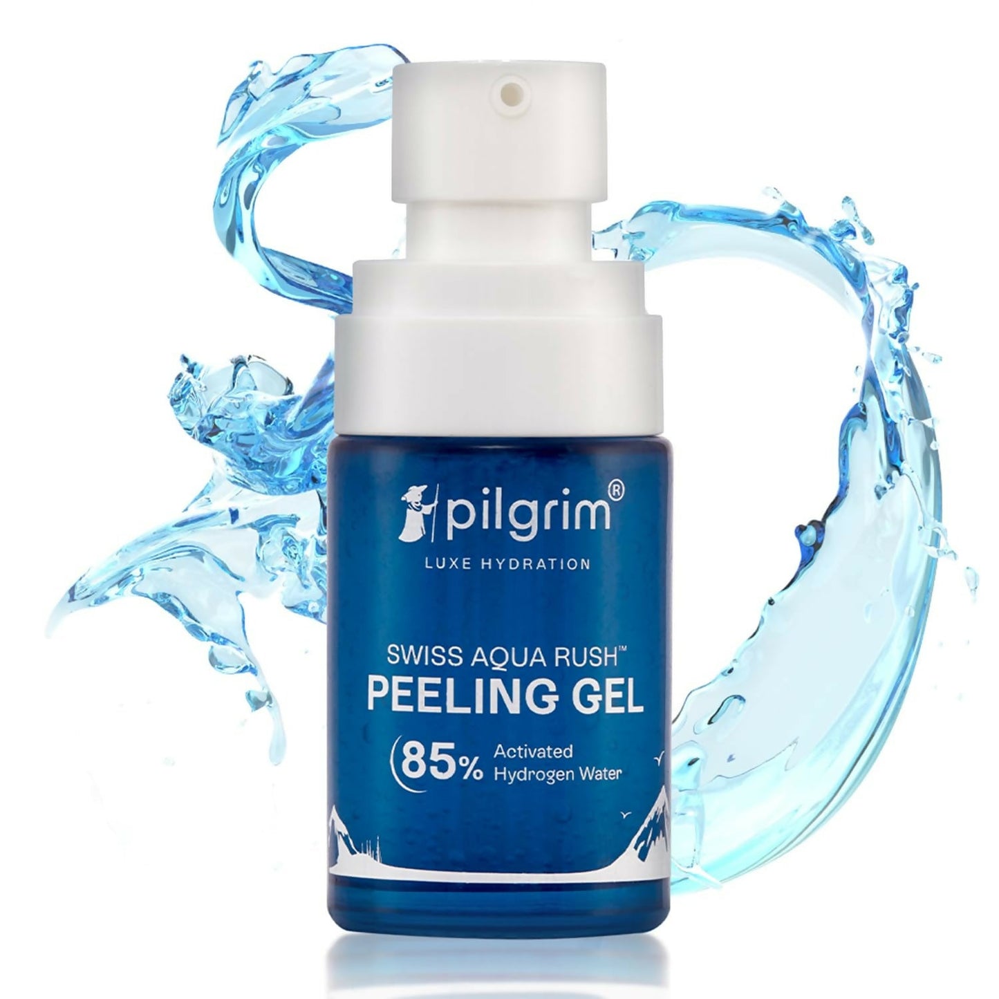 Pilgrim wiss Aqua Rush Peeling Gel Pentavitin & Activated Hydrogen Water for Face - Pilgrim