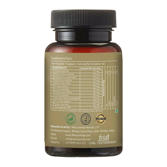 Matsya Veda Hair XL Capsules - Swadesiicart