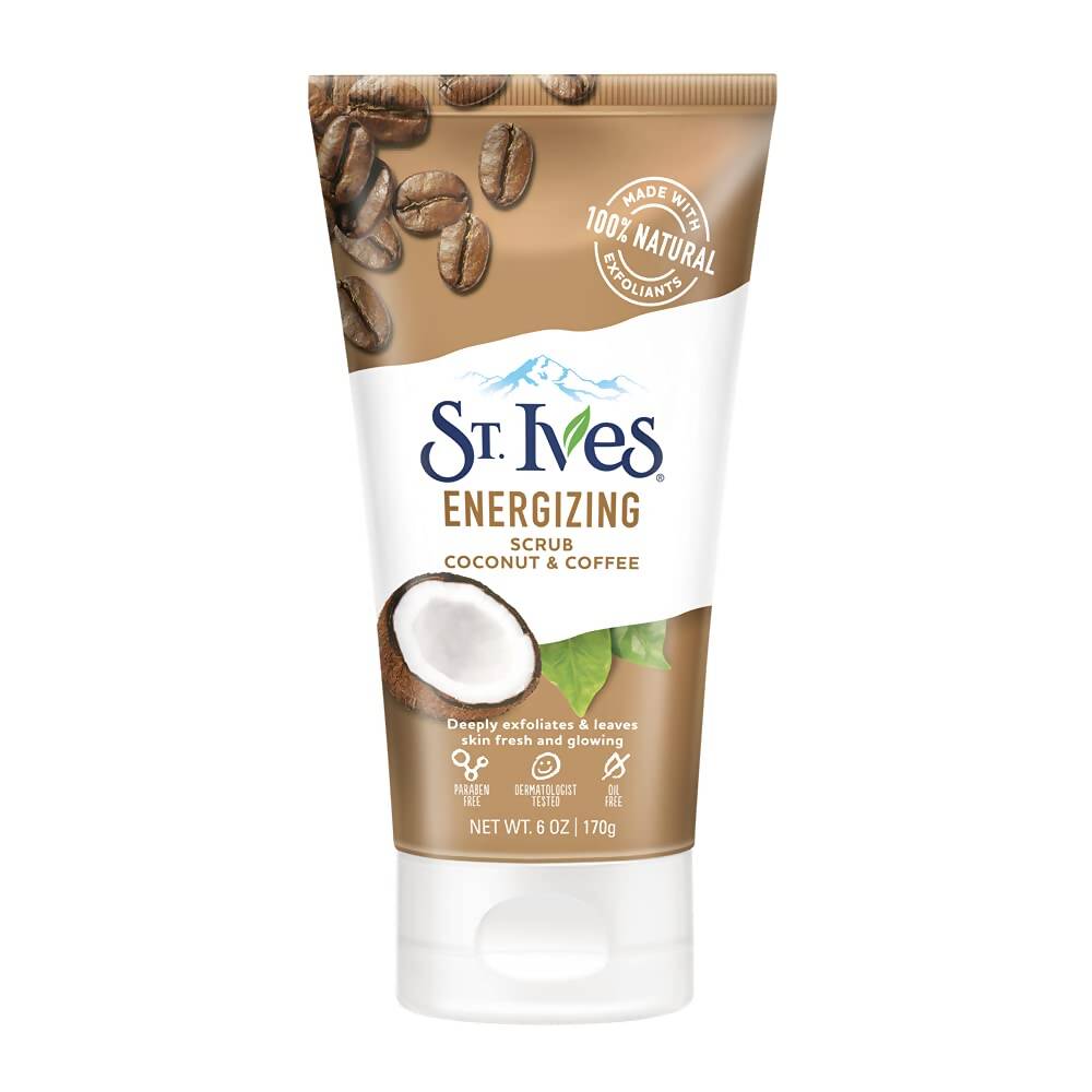 St. Ives Energizing Coconut & Coffee Scrub - Swadesiicart