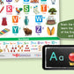 Jumbo English Alphabet and Numbers Chart for Kids