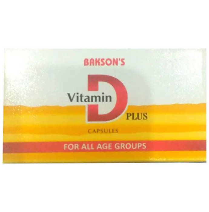 Bakson's Homeopathy Vitamin D Plus Capsules | Swadesiicart