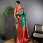 Joban Fashion Pink Butti Banarasi Silk Sarees | Swadesiicart