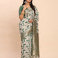 Shree Shyam Fashion Linen Cotton Green Saree