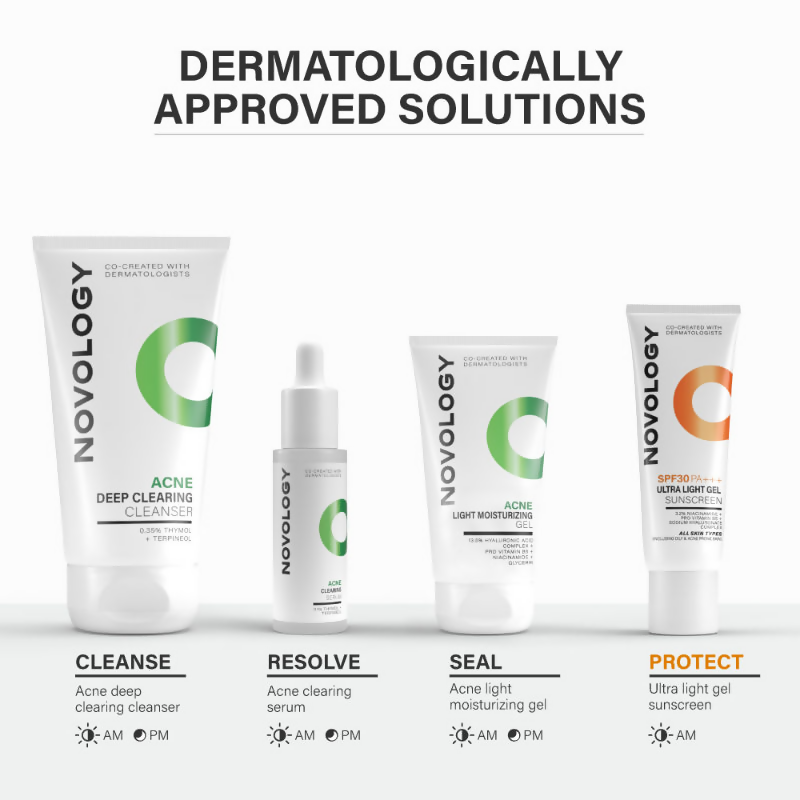 Novology SPF 30 PA+++ Ultra Light Gel Sunscreen - Swadesiicart