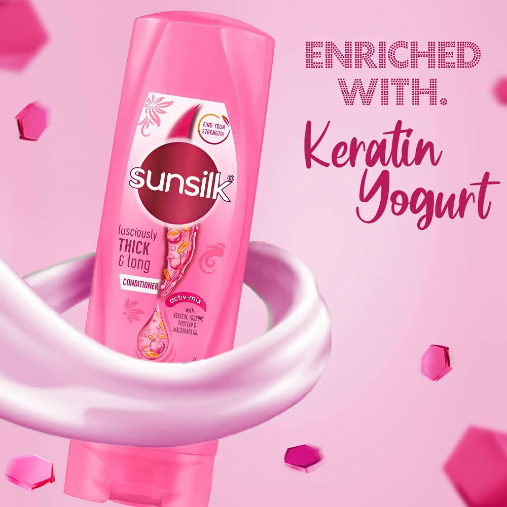 Sunsilk Lusciously Thick & Long Nourishing Conditioner - Swadesiicart