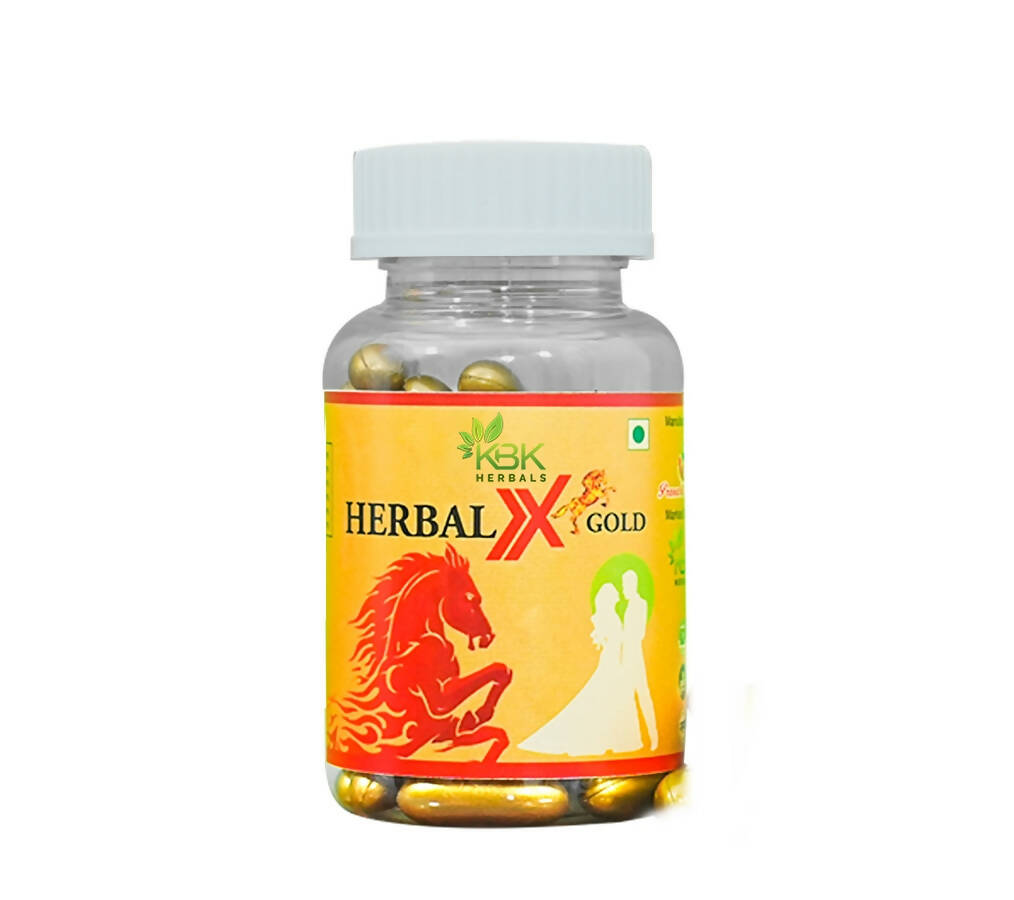KBK Herbals X Gold capsules | Swadesiicart