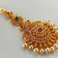 AD Peacock Bridal Maang Tikka | Swadesiicart