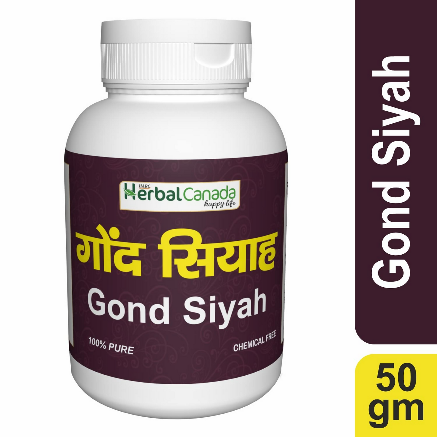Herbal Canada Gond Siyah Powder | Swadesiicart