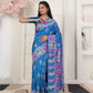 Shree Shyam Fashion Silk Blend Blue Saree