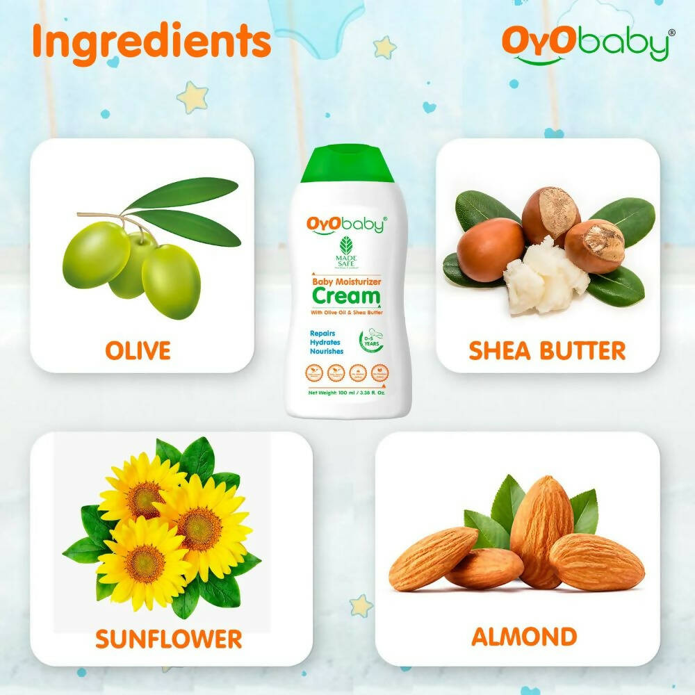 Oyo Baby Natural Baby Moisturizer Cream - Swadesiicart