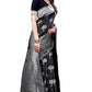 Vamika Banarasi Jacquard Weaving Black Saree (AMEE BLACK) | Swadesiicart