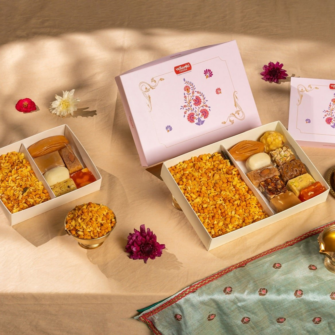Vellanki Foods Assorted Sweets with Mixture | Swadesiicart