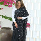 Beatitude Black Khadi Floral Embroidered Saree