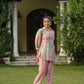 Women's Casual Fashionable Multi Mull Cotton co-ord set - Anya - Swadesiicart