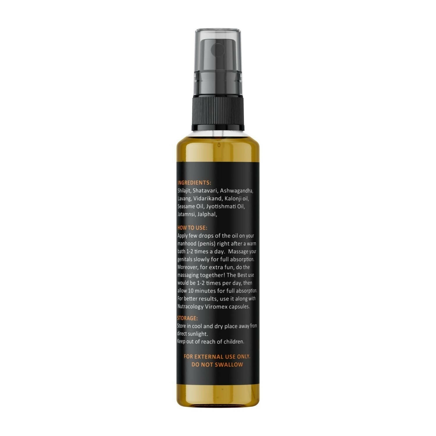 Nutracology Erekt Oil for Strength & Power - Men | Swadesiicart