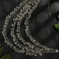 Mominos Fashion Johar Kamal Oxidised Silver-Plated Brass Finish Ghungroo Necklace with Earrings For Women - Swadesiicart
