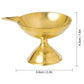 Spillbox Gold Toned SSDA Small Diya Pooja Essentials | Swadesiicart