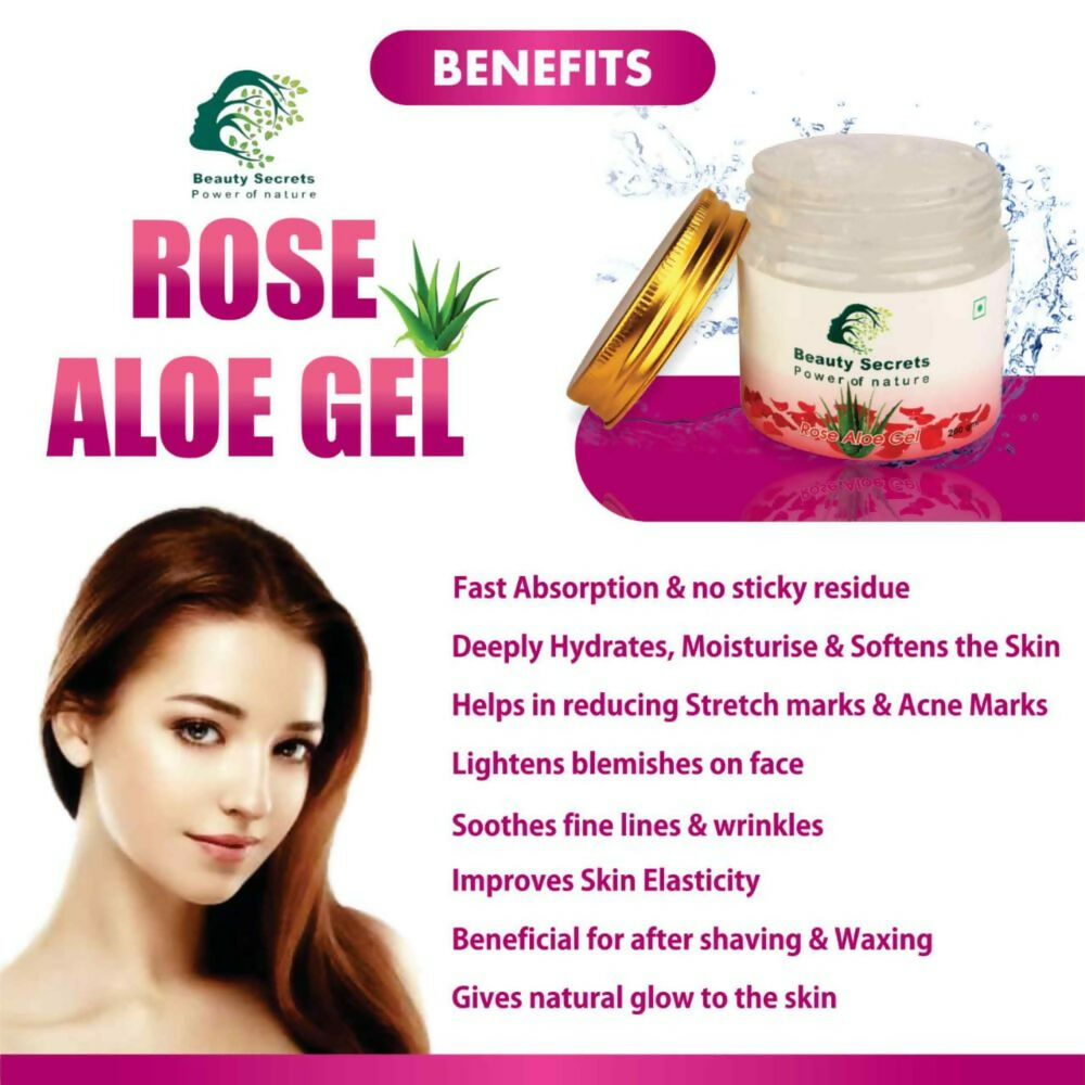 Beauty Secrets Pure Aloe Vera Gel for Face and Body | Swadesiicart
