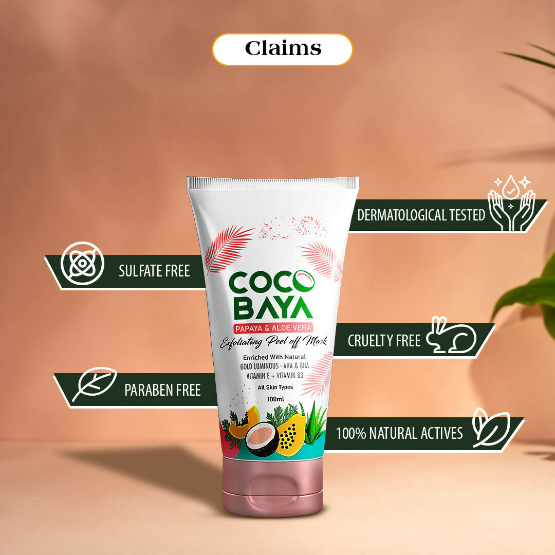 Cocobaya Papaya & Aloe Vera Mask - Swadesiicart