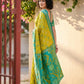 Anaita Olive Pochampally Printed Saree With Blouse