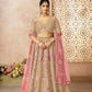 Kesar Fab Chiku Banarasi Silk Embroidered Lehenga | Swadesiicart