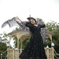 Aayaa Designer Embroidery Zari Sequins-Work Faux Blooming Georgette Suit - Black