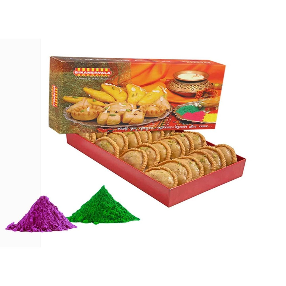 Bikanervala Holi Ghujia 1 kg On Holi | Swadesiicart