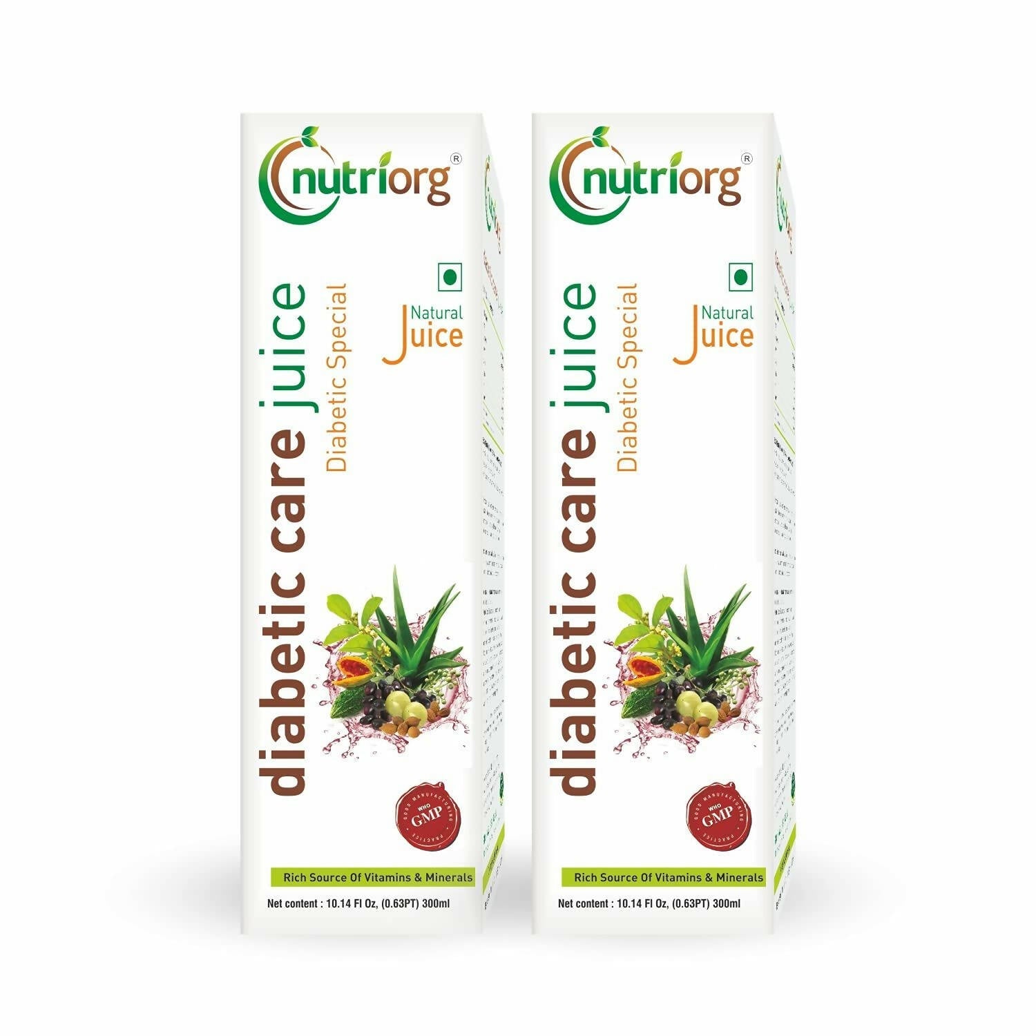 Nutriorg Diabetic Care Juice | Swadesiicart