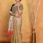 Very Much Indian Pure Kota Cotton Handblock Printed Saree - Yellow | Swadesiicart