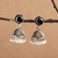 Mominos Fashion Johar Kamal Oxidised Stone Stud Jhumka | Swadesiicart