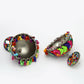 NVR Women Multi Color Artificial Beads Brass-Plated Jhumka Earrings | Swadesiicart