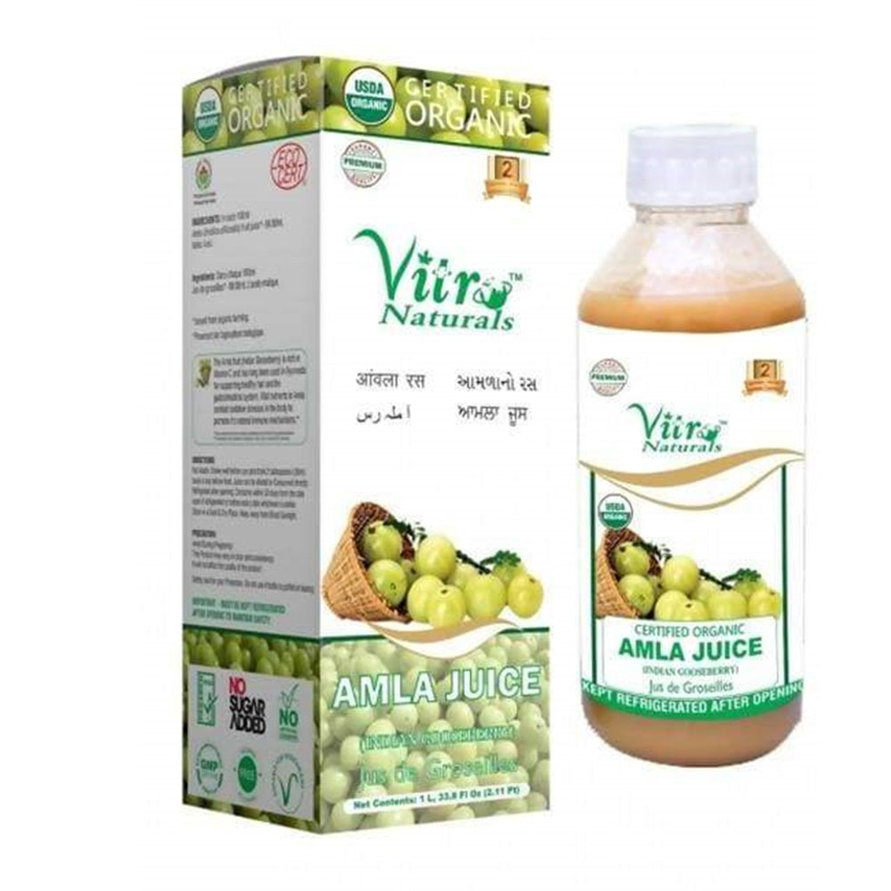 Vitro Naturals Certified Organic Amla / Anola Juice | Swadesiicart