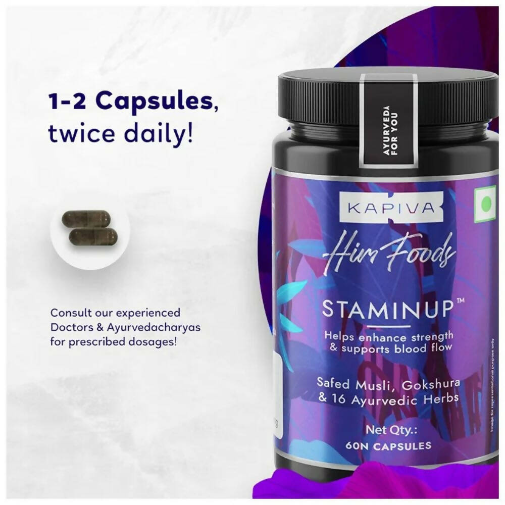 Kapiva Ayurveda Himfoods Staminup Capsules - Swadesiicart