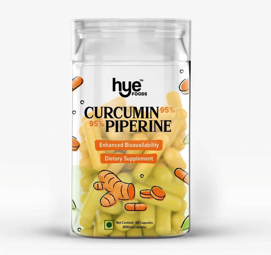 Hye Foods Curcumin Piperine Capsules | Swadesiicart