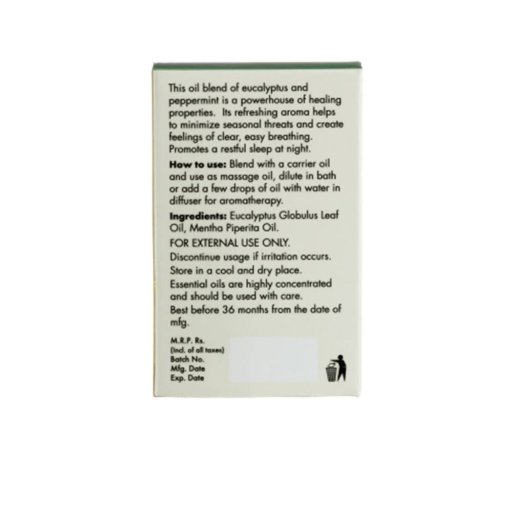 Azafran Organics Breathe Blend Pure Essential Oil - Swadesiicart