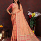 Lorenvalley Fashion Orange Soft Katan Silk Woven Design Zari Weaving Pallu Saree - Swadesiicart