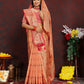 Lorenvalley Fashion Orange Soft Katan Silk Woven Design Zari Weaving Pallu Saree - Swadesiicart