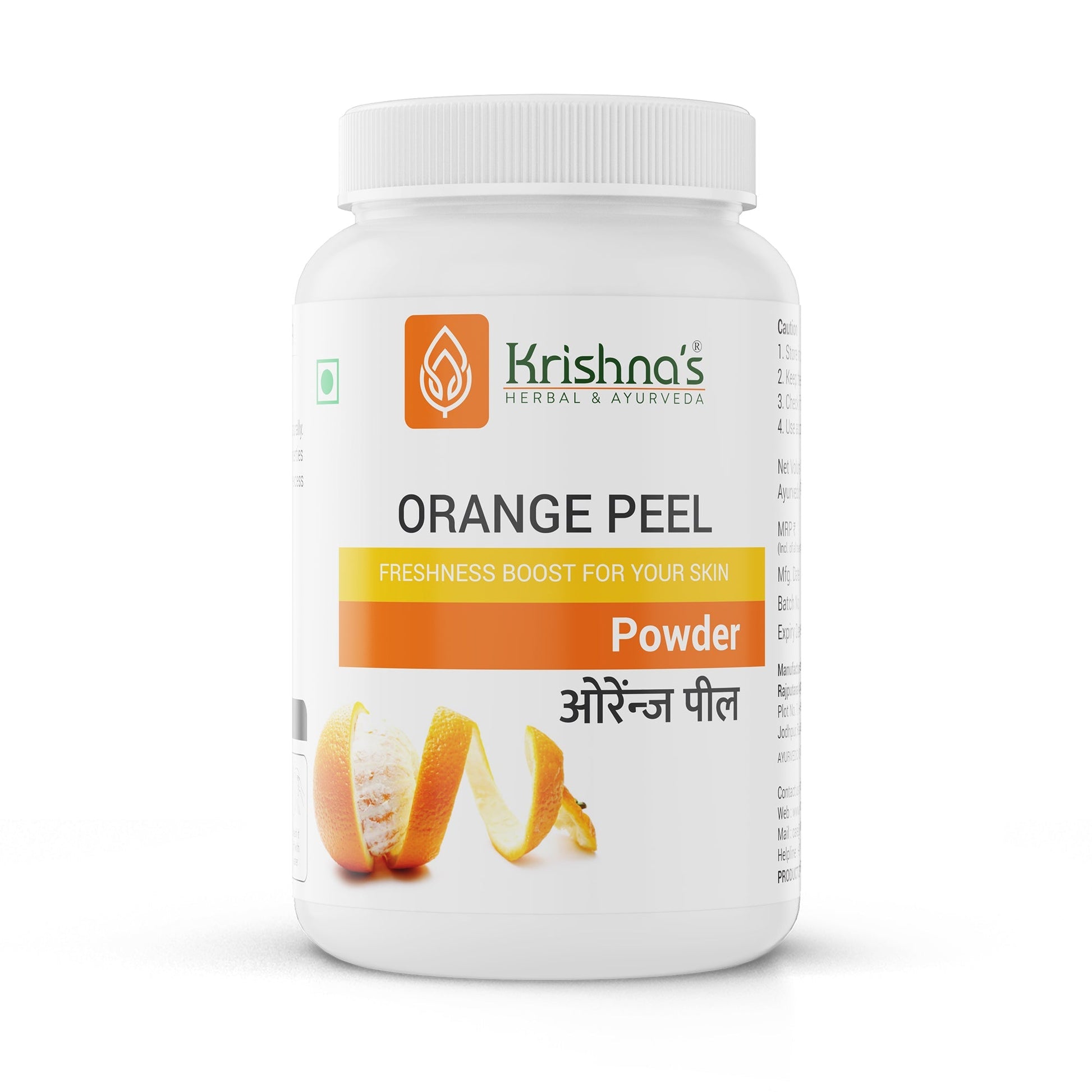 Krishna'S Herbal & Ayurveda Orange Peel Powder | Swadesiicart